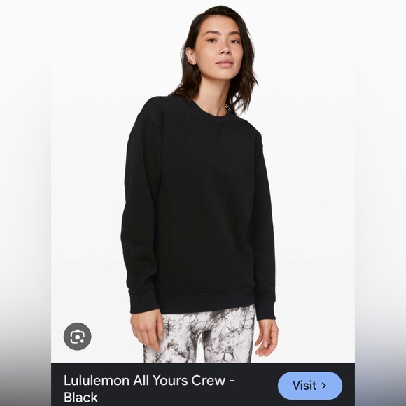Lululemon All Yours Graphic Crew Sweatshirt - Picture 4 of 4